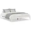 Image de Vidaxl cadre de lit extra long sans matelas 160x220 cm bois massif pin