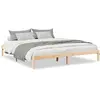 Image de Cadre De Lit Extra Long Sans Matelas 200x220 Cm Bois Massif Pin Vidaxl