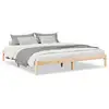 Image de Vidaxl cadre de lit extra long sans matelas 200x220 cm bois massif pin