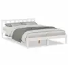 Image de Vidaxl cadre de lit extra long sans matelas 140x210 cm bois massif pin
