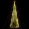 Image de Sapin De Noël À Led 1028 Led Blanc Chaud 403 Cm Vidaxl
