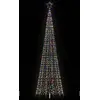 Image de Sapin De Noël À Led Avec Piquets 1534 Led Colorées 500 Cm Vidaxl