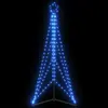 Image de Sapin De Noël À Led 363 Led Bleu 182 Cm Vidaxl
