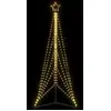Image de Sapin De Noël À Led 525 Led Blanc Chaud 302 Cm Vidaxl