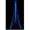 Image de Sapin De Noël À Led 525 Led Bleu 302 Cm Vidaxl