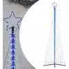 Image de Sapin De Noël À Led 495 Led Bleu 300,5 Cm Vidaxl