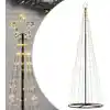 Image de Sapin De Noël À Led 550 Led Blanc Chaud 304 Cm Vidaxl