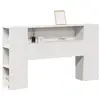 Image de Vidaxl tête de lit avec rangement blanc 140 cm bois massif de pin