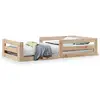 Image de Vidaxl cadre de lit sans matelas 70x140 cm bois de pin massif