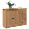 Image de vidaXL Buffet avec tiroirs PANAMA 112x40x80 cm bois massif de pin 4016385