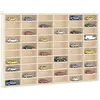 Image de Vitrine De Collection En Bois Avec 60 Compartiments 60 X 4,5 X 40,5 Cm Vidaxl