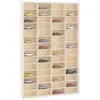 Image de Vitrine De Collection En Bois Avec 56 Compartiments 40 X 4,5 X 60 Cm Vidaxl