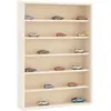 Image de Vitrine De Collection En Bois Avec 6 Étagères 40x8,5x55 Cm Vidaxl