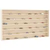 Image de Vitrine De Collection En Bois Avec 6 Étagères 80x8,5x55 Cm Vidaxl