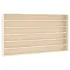Image de Vidaxl vitrine de collection en bois avec 6 étagères 100x9x55 cm