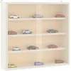 Image de Vitrine De Collection En Bois Avec Portes 40x8,5x37cm Vidaxl