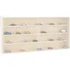 Image de Vitrine De Collection En Bois Avec Portes 80 X 8,5 X 37 Cm Vidaxl