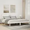 Image de Cadre De Lit Extra Long Sans Matelas 200x210 Cm Bois Massif Vidaxl