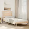 Image de Cadre De Lit Extra Long Sans Matelas 100x220 Cm Bois Massif Vidaxl