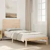 Image de Cadre De Lit Extra Long Sans Matelas 90x220 Cm Bois Massif Vidaxl