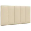 Image de vidaXL Coussin de tête de lit crème 80 cm tissu 4019140