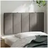 Image de Vidaxl coussin de tête de lit hanko taupe 100 cm tissu