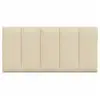 Image de Vidaxl coussin de tête de lit hanko crème 100 cm tissu