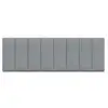 Image de Vidaxl coussin de tête de lit hanko gris clair 140 cm tissu