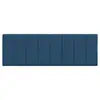 Image de Vidaxl coussin de tête de lit hanko bleu 140 cm tissu