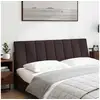 Image de Vidaxl coussin de tête de lit hanko marron foncé 160 cm tissu