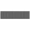 Image de Vidaxl coussin de tête de lit hanko gris foncé 180 cm tissu