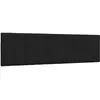Image de Coussin De Tête De Lit Hanko Noir 180 Cm Tissu Vidaxl