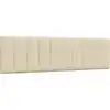 Image de Coussin De Tête De Lit Hanko Crème 180 Cm Tissu Vidaxl