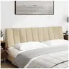 Image de Vidaxl coussin de tête de lit hanko crème 180 cm tissu