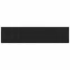 Image de Vidaxl coussin de tête de lit hanko noir 200 cm tissu