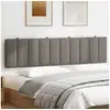 Image de Vidaxl coussin de tête de lit hanko taupe 200 cm tissu
