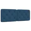 Image de Vidaxl coussin de tête de lit bleu 140 cm tissu