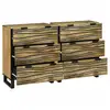 Image de Vidaxl ensemble de buffet 2 pc naturel 120 x 33 x 75 cm