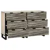 Image de Vidaxl ensemble de buffet 2 pcs blanc 120 x 33,5 x 75 cm