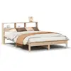 Image de Vidaxl cadre de lit sans matelas 140x190 cm bois de pin massif