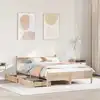 Image de Cadre De Lit Sans Matelas 120x190 Cm Bois De Pin Massif Vidaxl