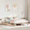 Image de Cadre De Lit Sans Matelas 135x190 Cm Bois De Pin Massif Vidaxl