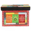 Image de Vidaxl cabinet de chevet avec tiroir multicolore 40 x 30 x 28 cm