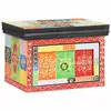 Image de Vidaxl cabinet de chevet avec tiroir 2 pcs multicolore 40 x 30 x 28 cm