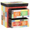 Image de Vidaxl cabinet de chevet avec tiroir 2 pcs multicolore 40 x 30 x 40 cm