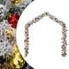 Image de vidaXL Guirlande de Noël avec boules et lumières LED vert 5 m PVC décoration de Noël décor de Noël suspendu 4019672