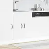 Image de Meuble Bas Pour Évier Kalmar Blanc 60x46x81,5cm Bois Ingénierie Vidaxl