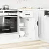 Image de Armoire De Cuisine Kalmar Blanc Bois D'ingénierie Vidaxl