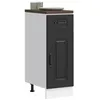 Image de vidaXL Armoire de cuisine Kalmar noir bois dingénierie 853458