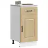 Image de Armoire De Cuisine Kalmar Chêne Sonoma Bois D'ingénierie Vidaxl